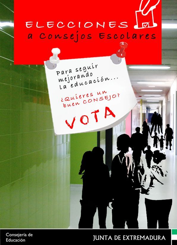 cartel elecciones consejos escolares
