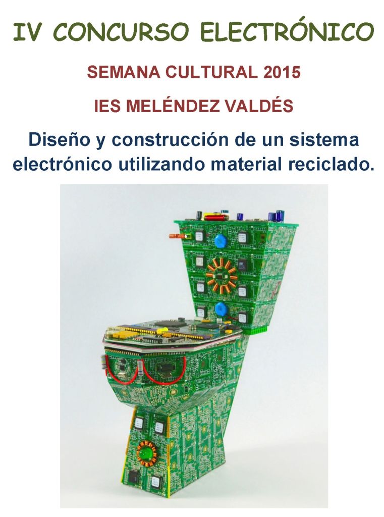 Base del Concurso de Material Reciclado IES MELENDEZ VALDES 2015 Página 1
